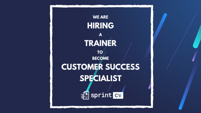 IT Job - Customer Success Specialist - Sprint CV