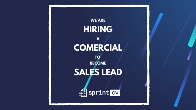 IT Job - Commercial Representative (Path to Sales Lead) - Sprint CV