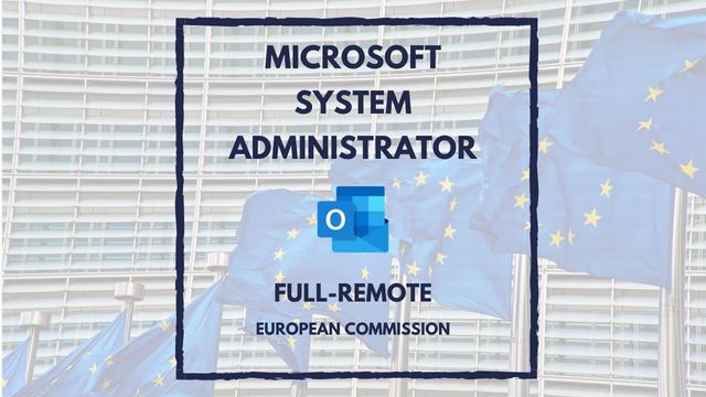 IT Job - Microsoft System Administrator at ECDC - Full remote - Sprint CV